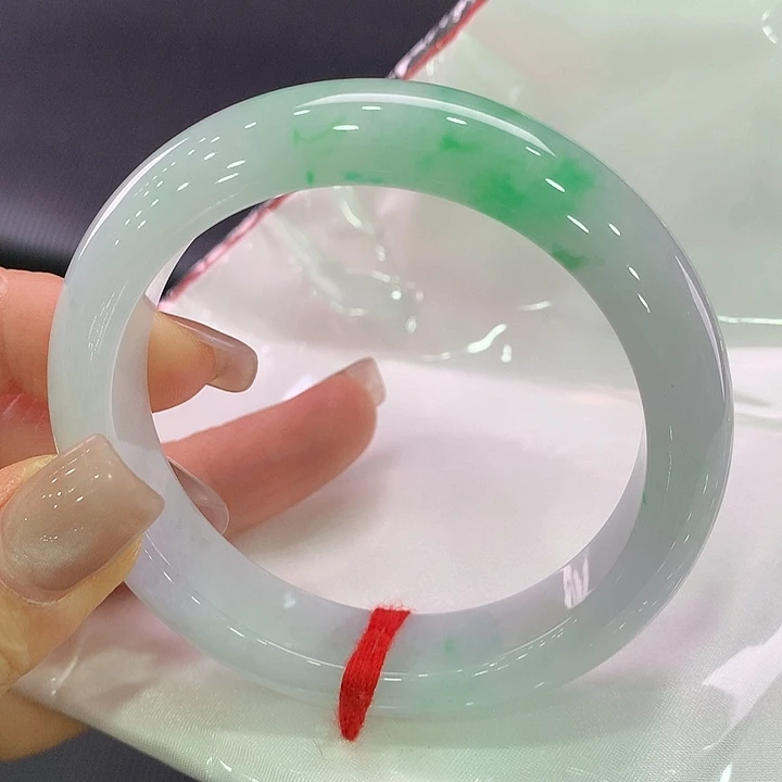 未镶嵌手镯翡翠正圈55