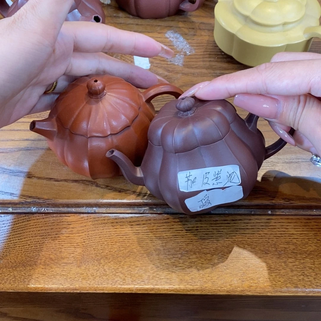 ****少茶壶紫砂原矿泥料手工壶直播间