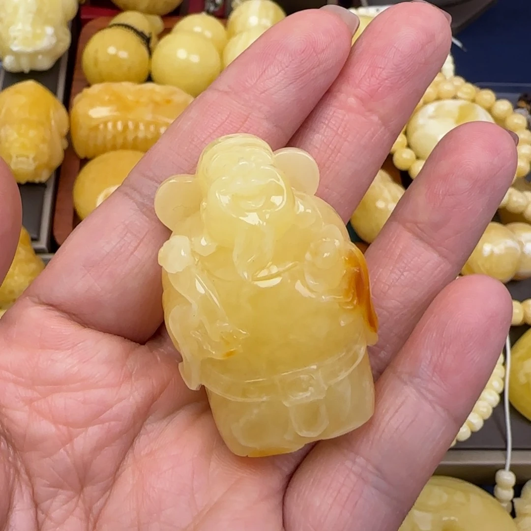 蜜蜡颈饰未镶嵌天然蜜蜡