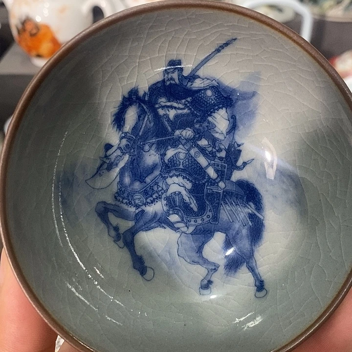 摆件景德镇陶瓷主人杯13455