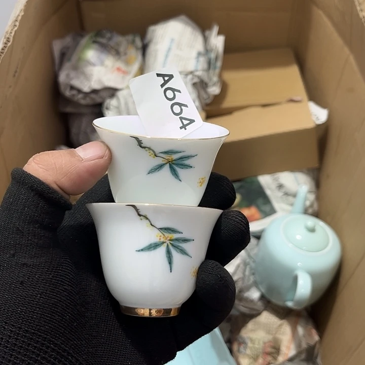 浮***灬瓷片茶摆件工艺品摆件666