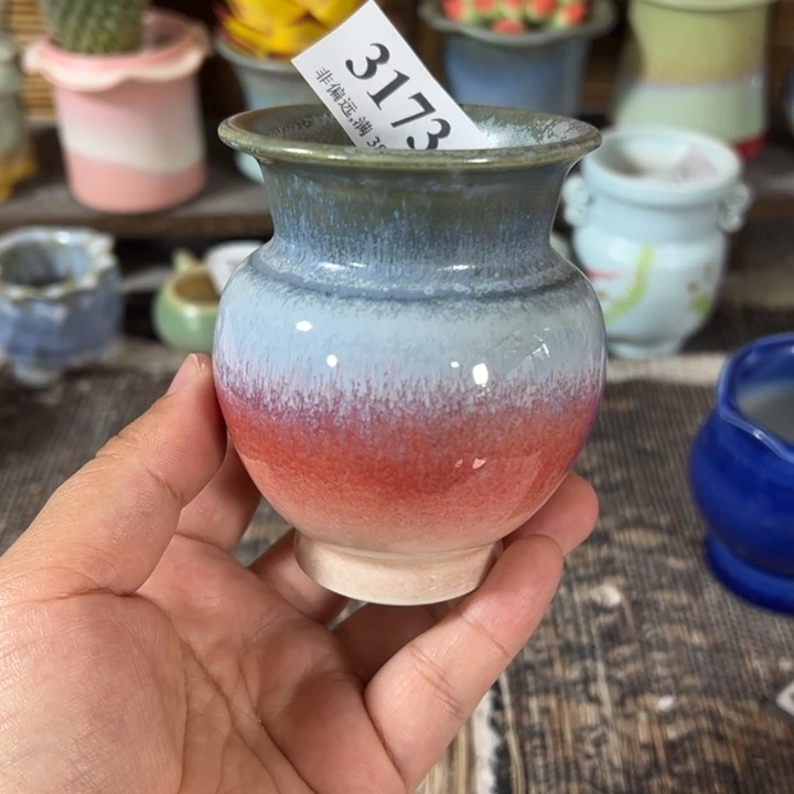 口5高8 手工花盆满30包邮