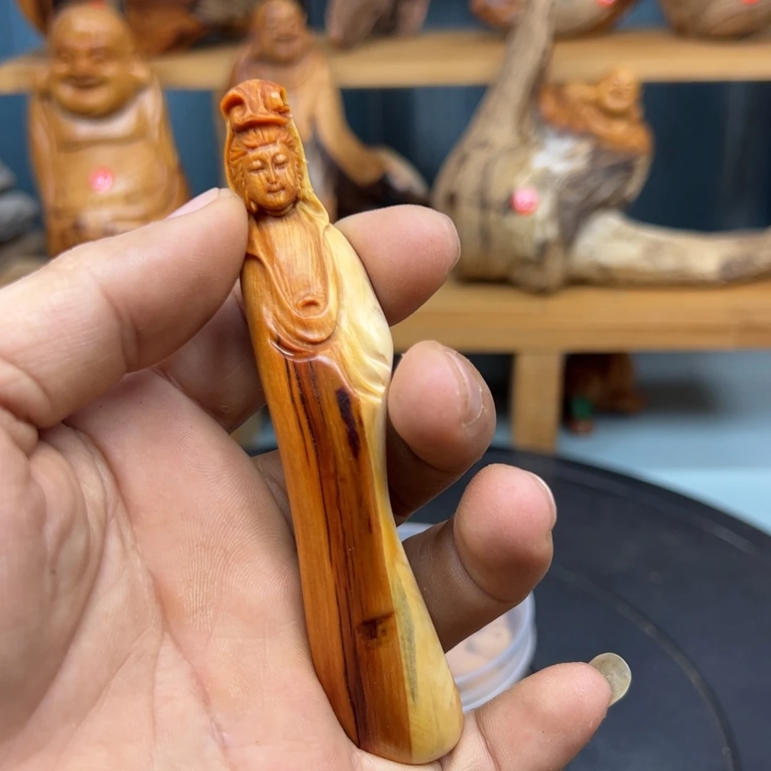 木用****9崖柏木摆件手把件