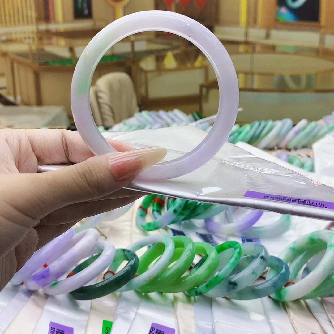 翡翠未镶嵌手镯bn