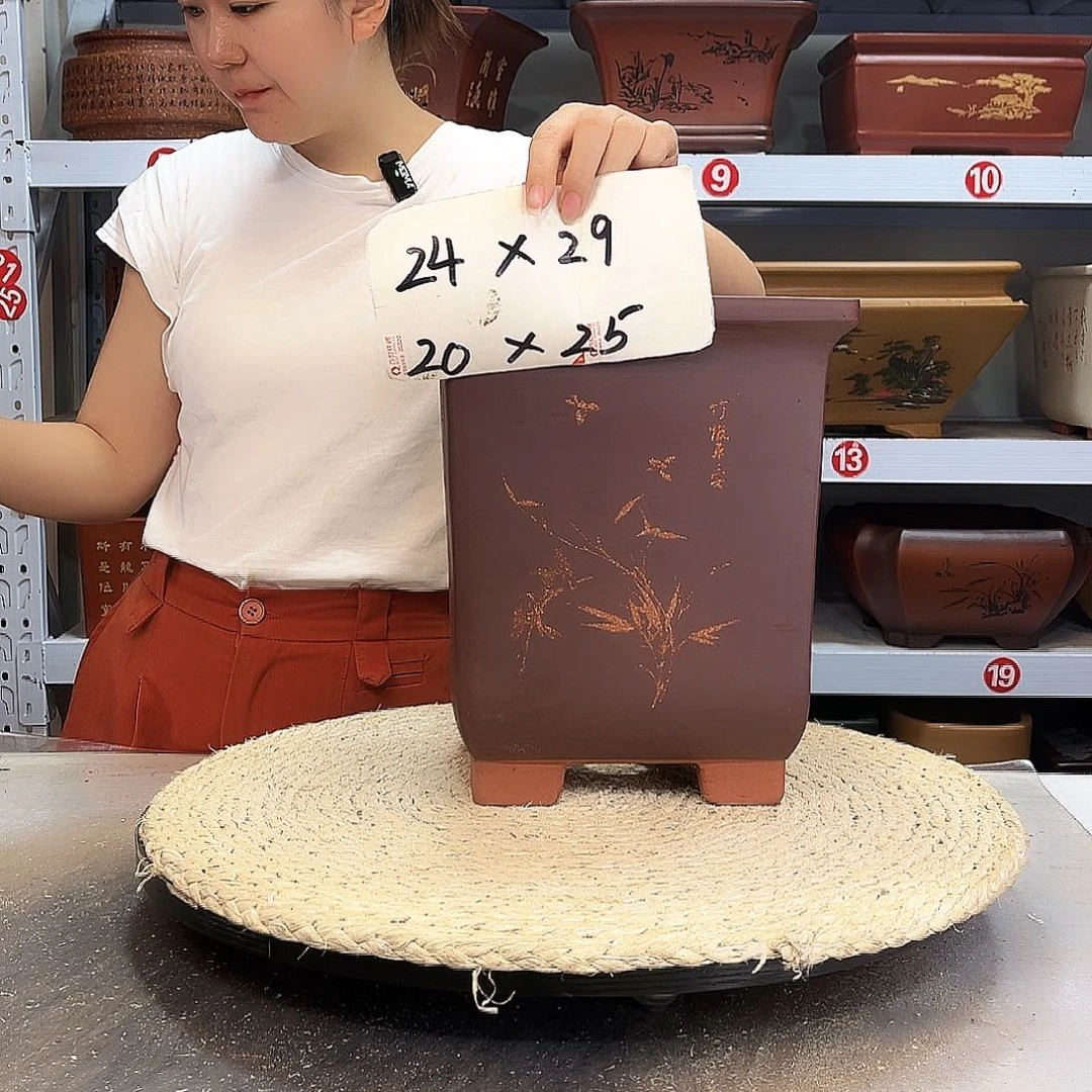 紫砂花盆紫砂花盆