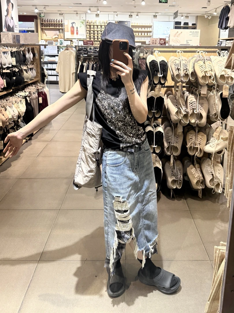 KAFU 重工氛围出圈松弛宽肩背心