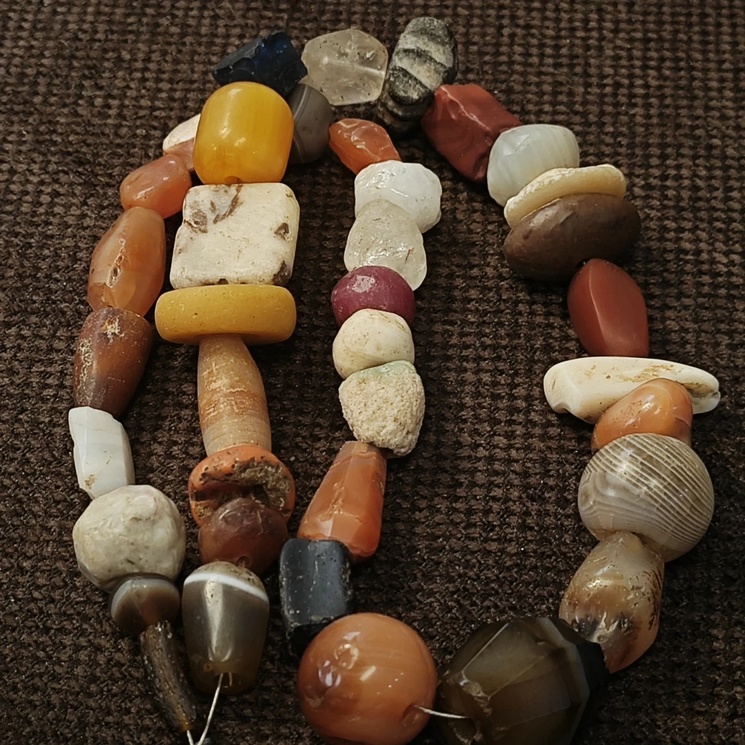 高古毛衣链复古珠饰