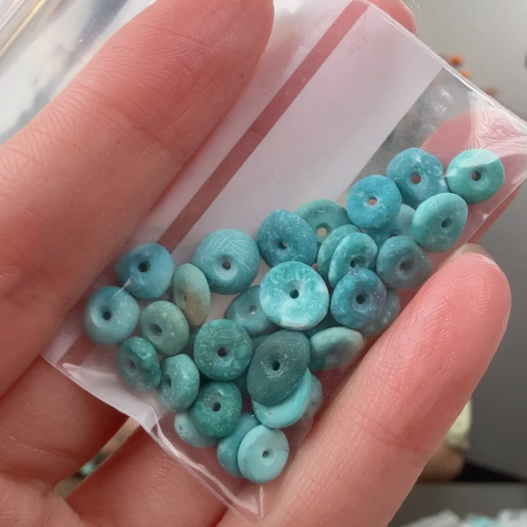 绿松石未镶嵌珠宝半成品