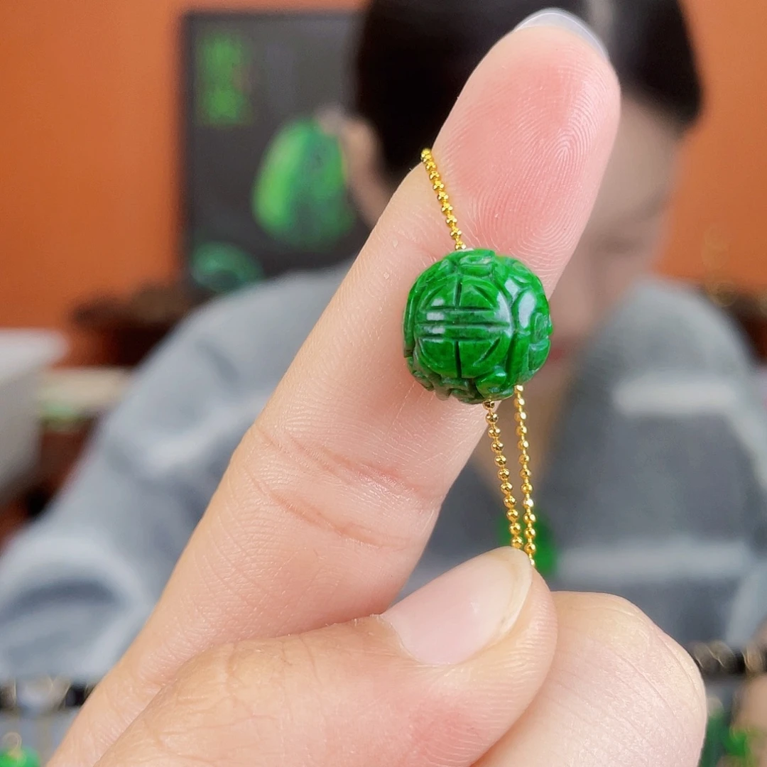 翡翠未镶嵌耳饰饰品