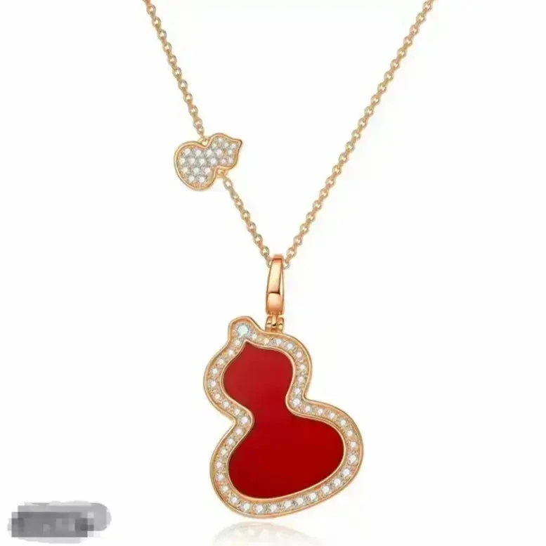 【全新】葫芦玫瑰金色气质百搭DIY项链