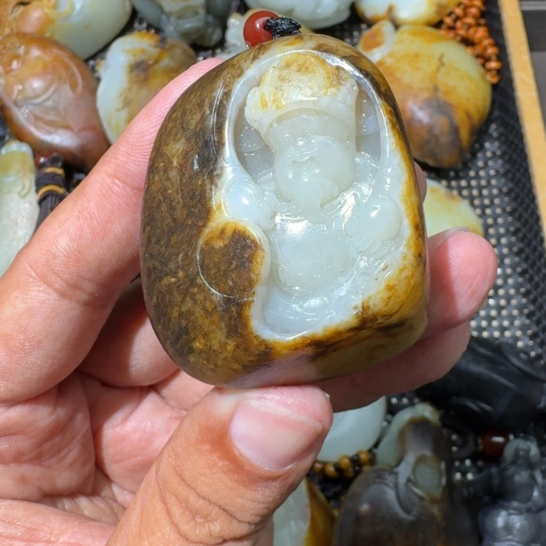 吊坠(不含链)未镶嵌和田玉