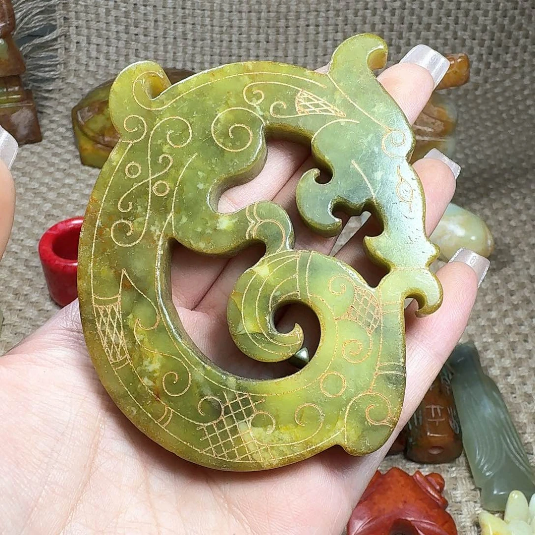 白玉菩提吊坠挂件