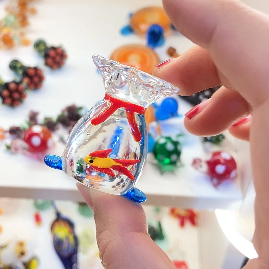 琉璃手工艺品福袋鱼