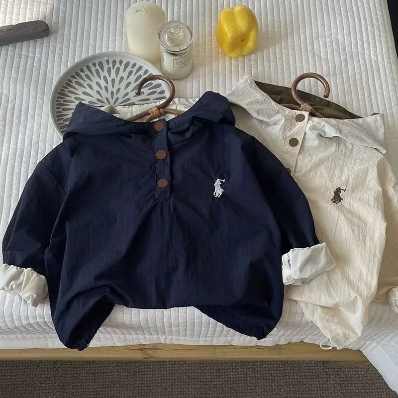 新款春秋儿童男童冲锋衣韩版休闲上衣