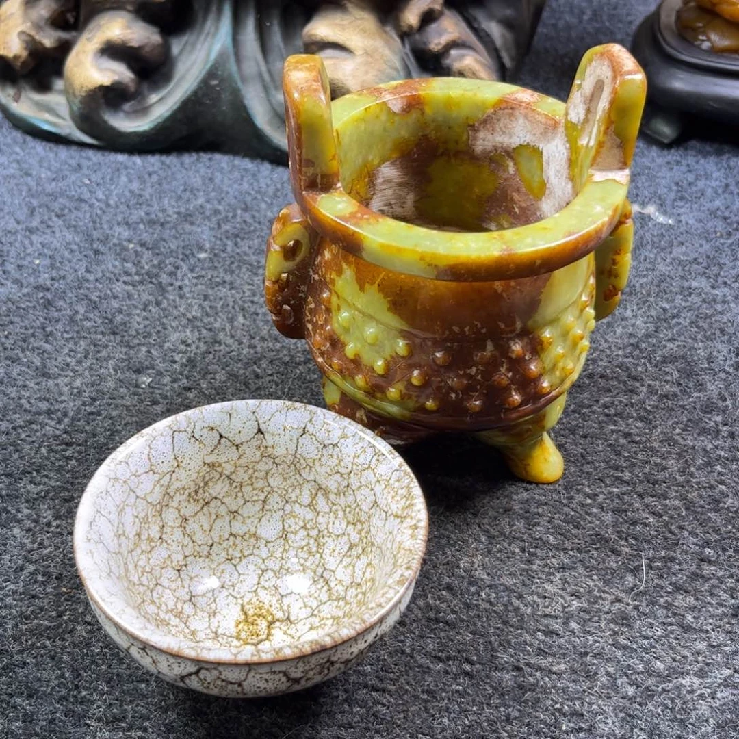 瓷片精美手工制作瓷瓶