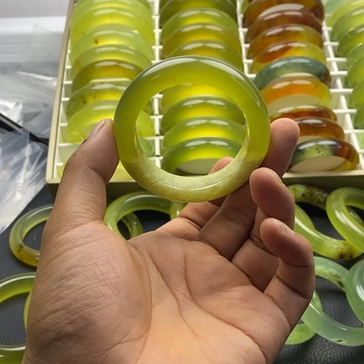 蛇纹石玉合金手镯52