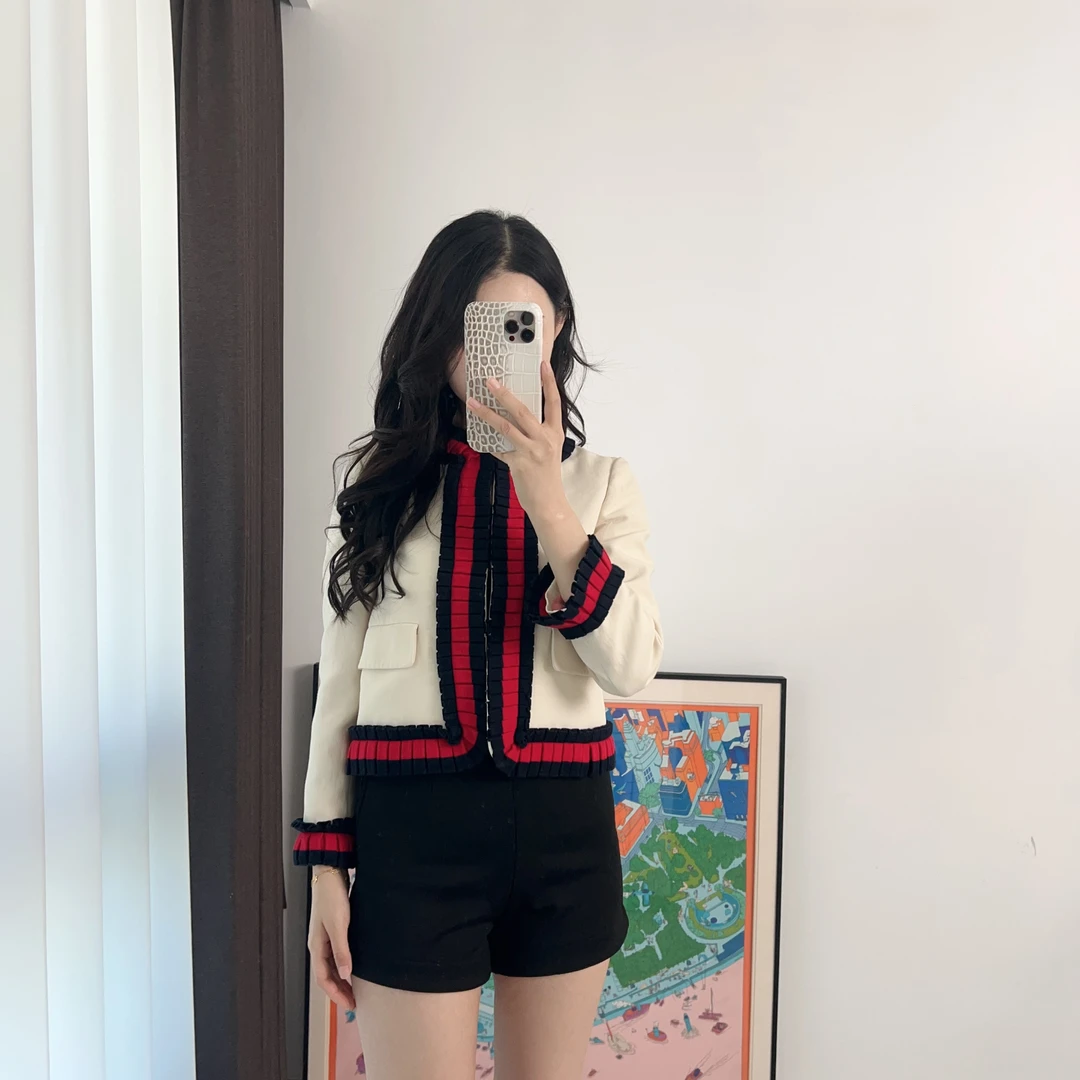 95新 GUCCI/古驰 混纺外套38码/250401SJYYY153