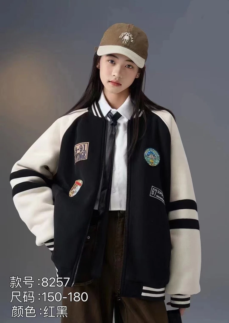 青少年潮牌棒球服