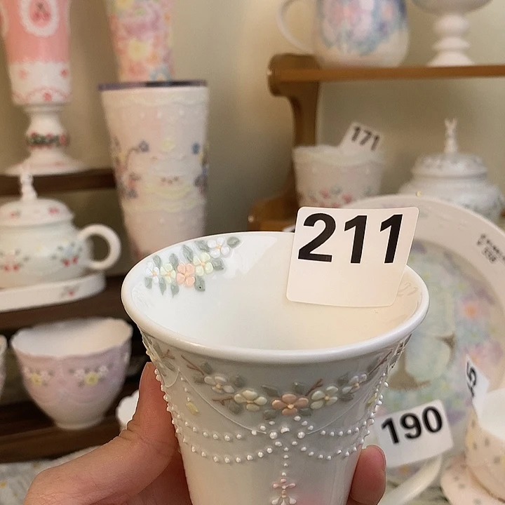 摆件陶立体釉陶瓷主人杯