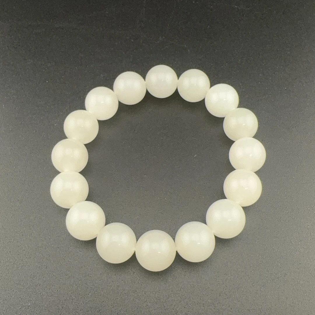 BY0830FPXQ标137 北玉精选 和田玉手串