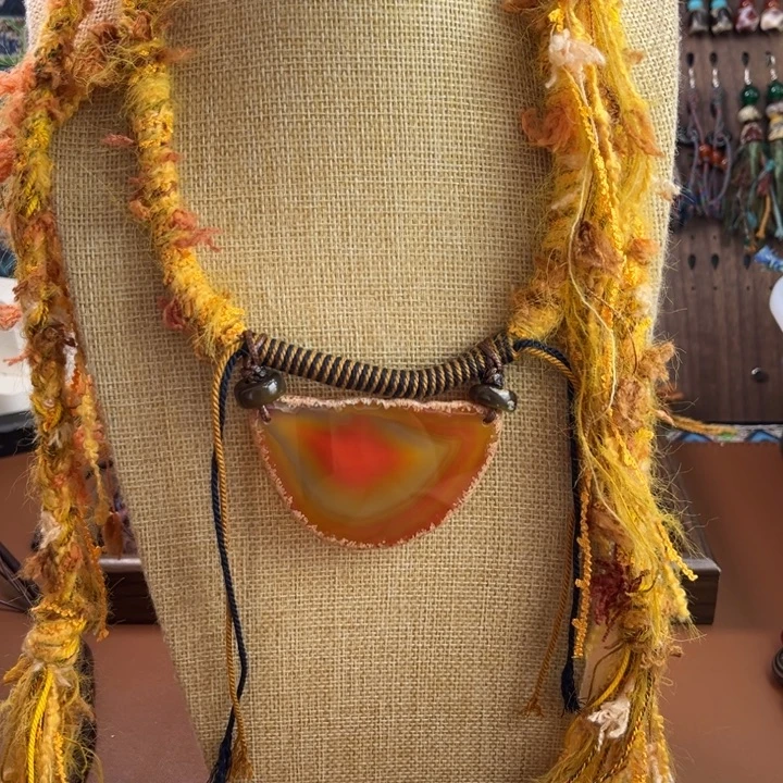 玛瑙/玉髓未镶嵌颈饰