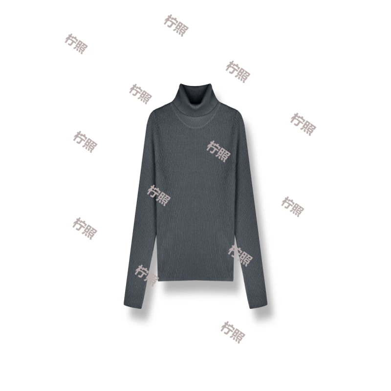 【照照】秋冬高领纯色羊毛毛衣【10YR82】碳灰色（541）