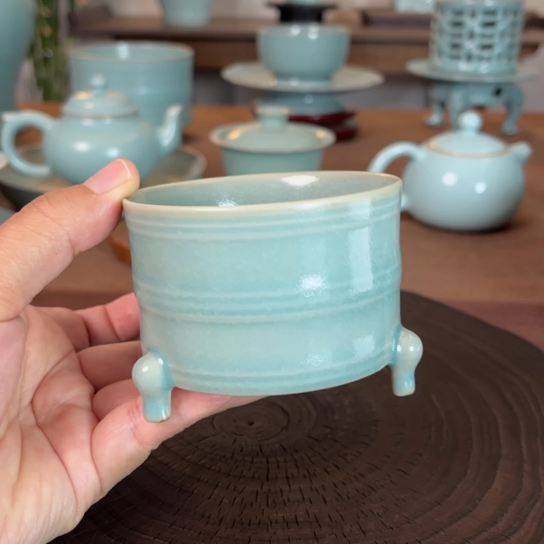 微瑕小号原矿汝官窑作品