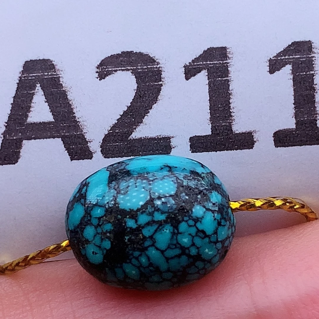 绿松石未镶嵌高瓷高色