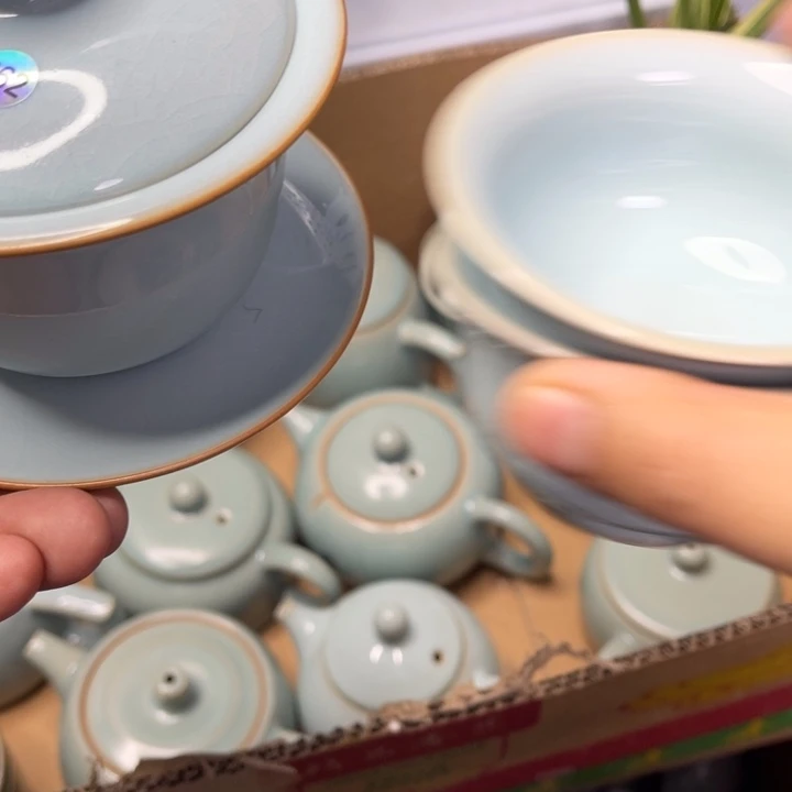 草***根汝州原矿原釉微瑕962 主人杯二个