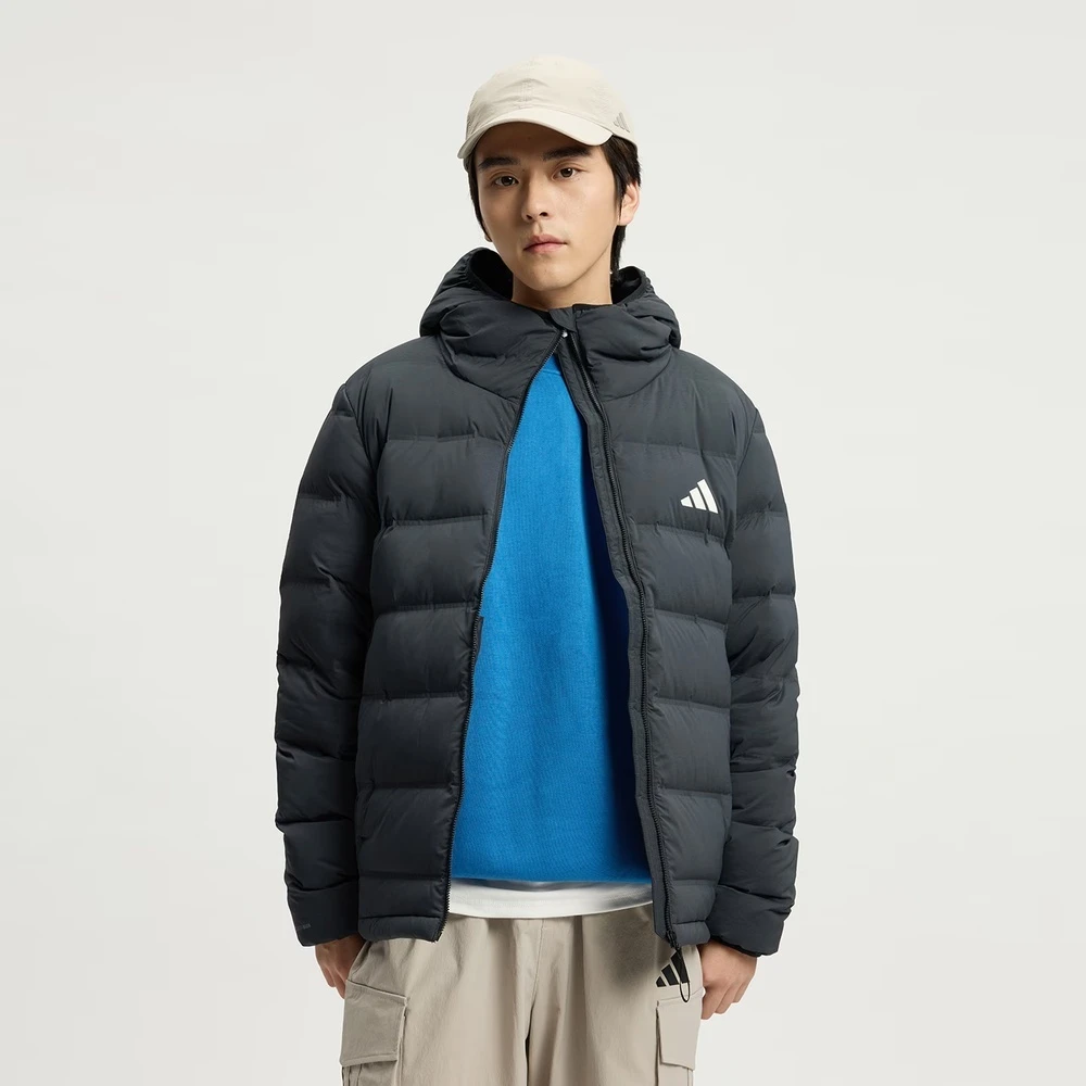 【滔搏联动】adidas阿迪达斯男子HELIONIC S HD J厚羽绒服-短KH3993