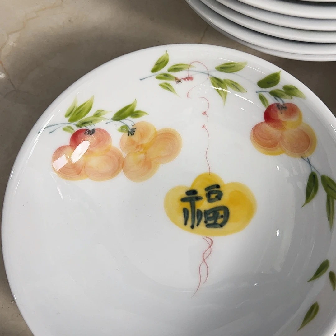 瓷片景德镇陶瓷手工手绘制作