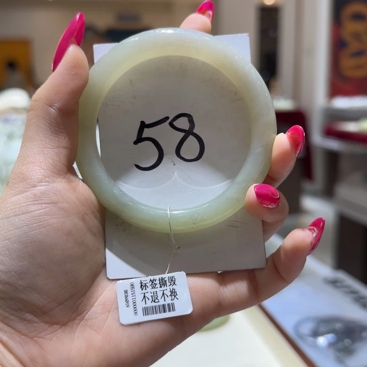 和田玉未镶嵌手镯856