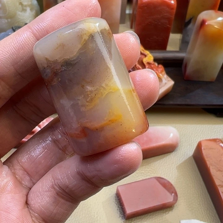 ℳ***༂寿山石印石小圆章