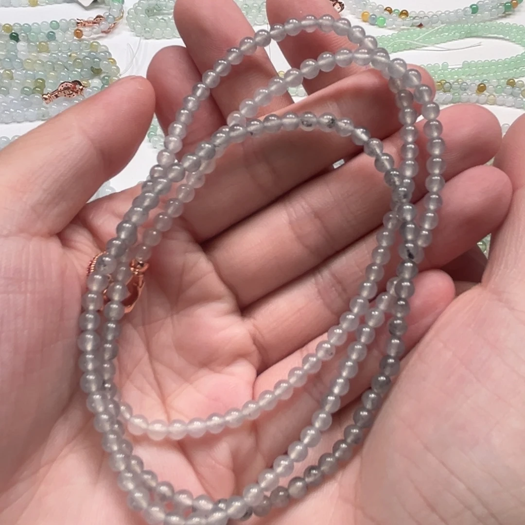 颈饰未镶嵌翡翠缅甸翡翠