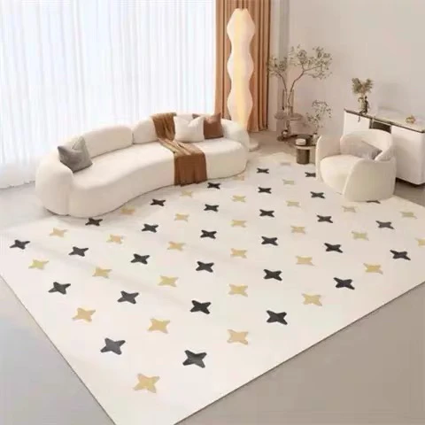 奶油风200×290网红客厅地毯复古大面积沙发茶几卧室床边家用地毯
