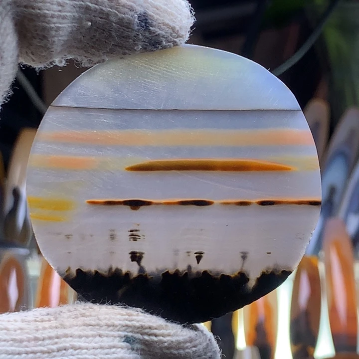 玛瑙/玉髓颈饰未镶嵌152