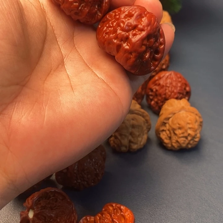 蔡***良把件文玩核桃蛤蟆头1