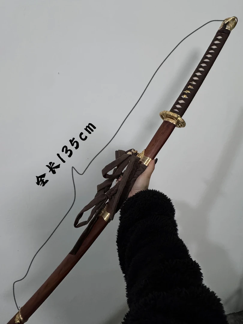 【小赵·定制】酸枝木纯铜dc53超镜面太刀