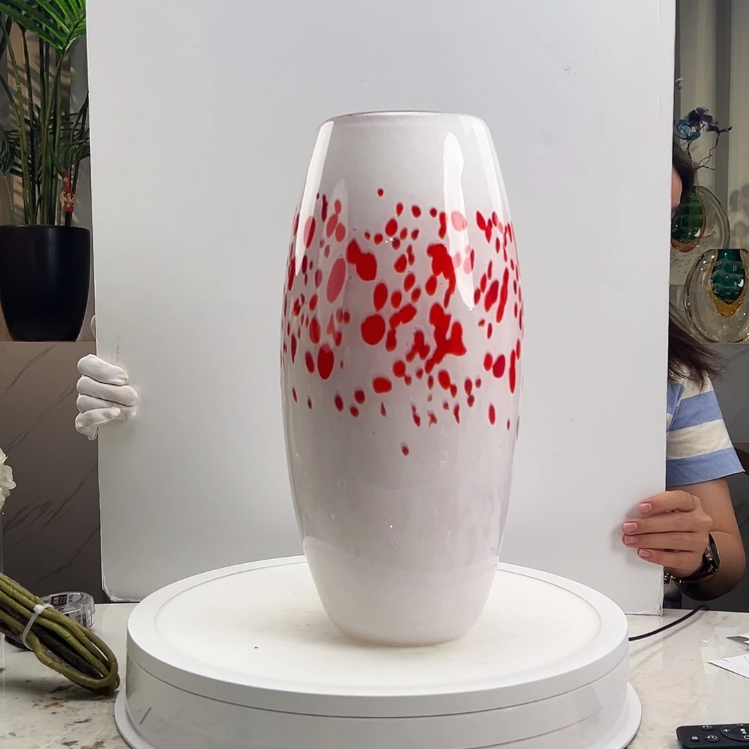 茶盏琉璃水晶花瓶