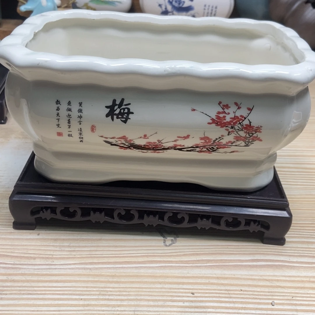 瓷片陶瓷花盆陶瓷艺术