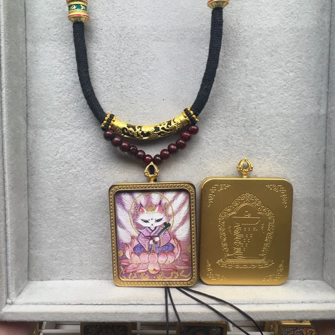 吊坠欢***点铜单面小九绳子11号