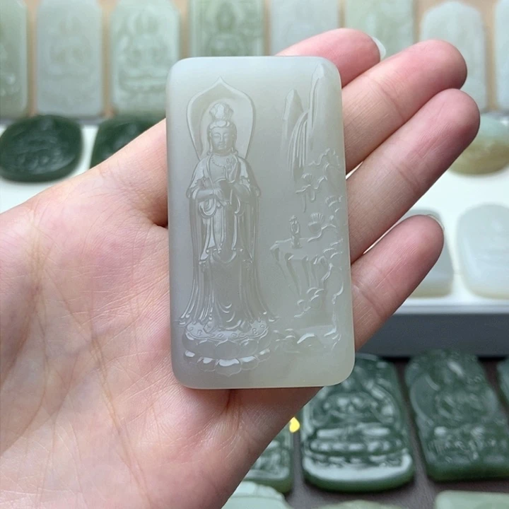 和田玉颈饰未镶嵌