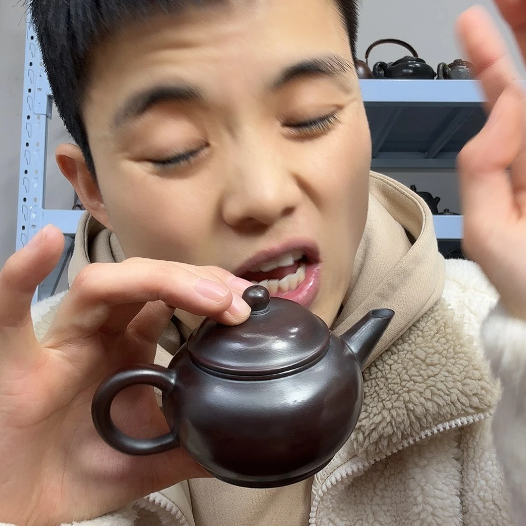 茶壶紫砂民间手艺人全手工制作