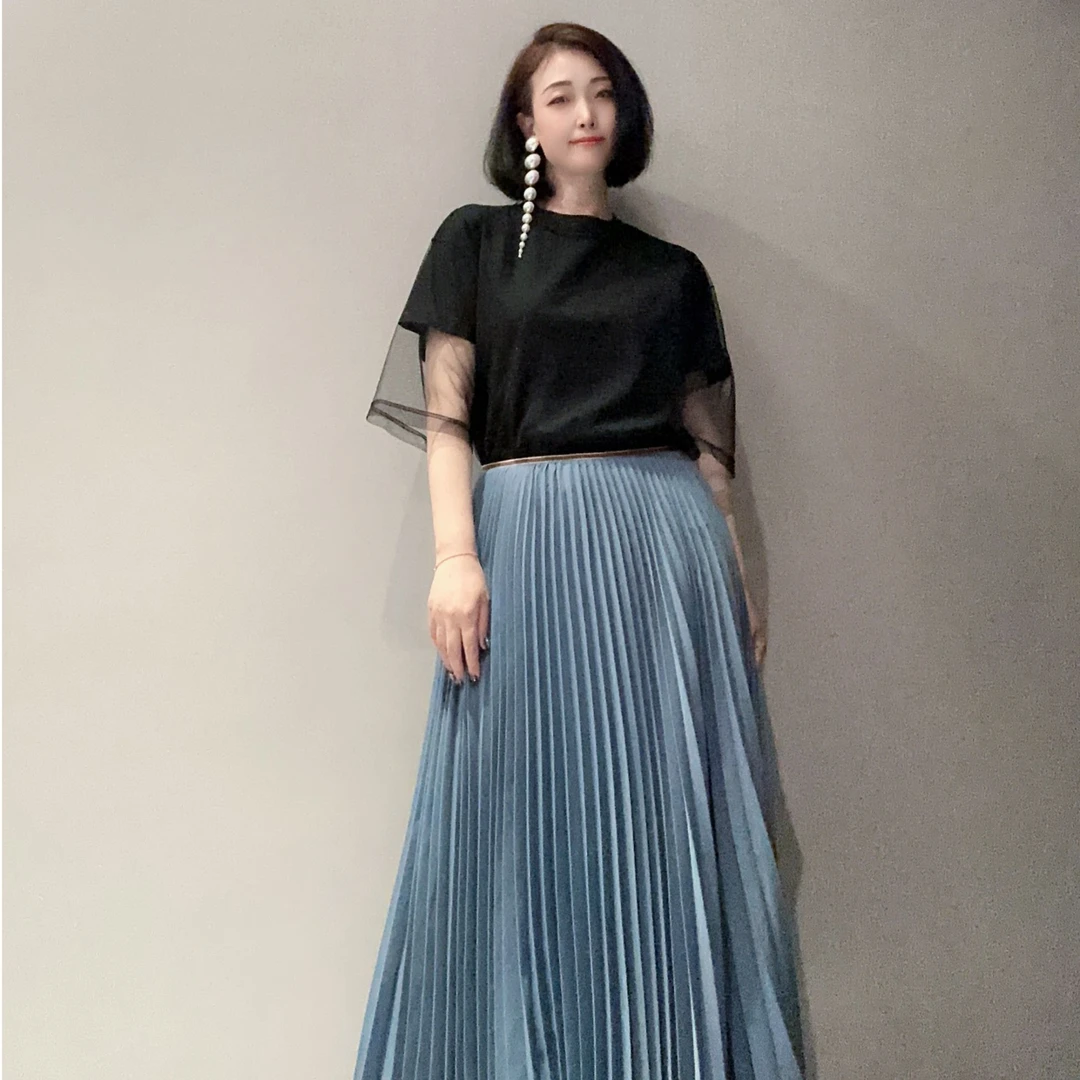【网纱T】小众设计感网纱两件套半袖T恤MT10279