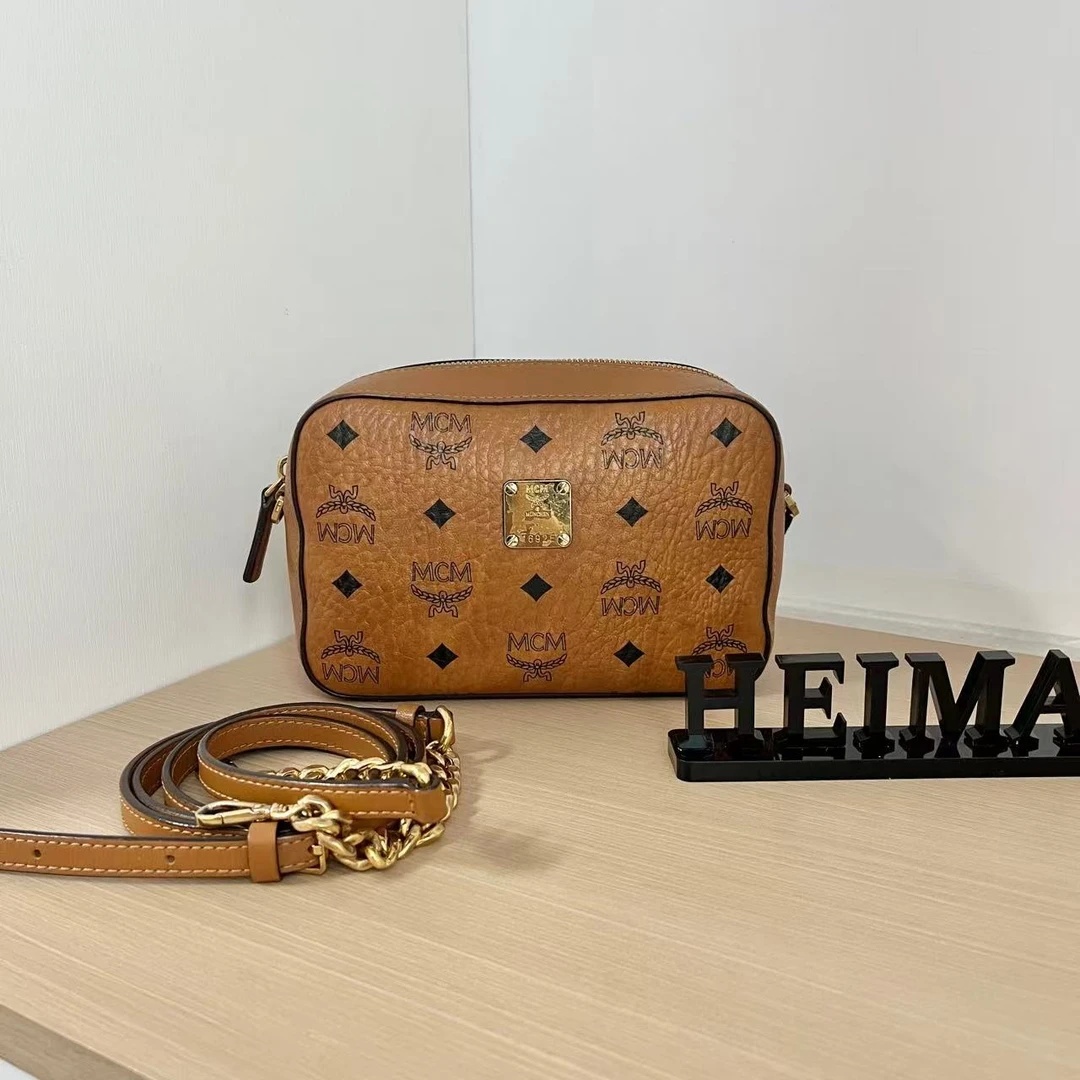 95新 MCM 11736150 MCM横版相机包