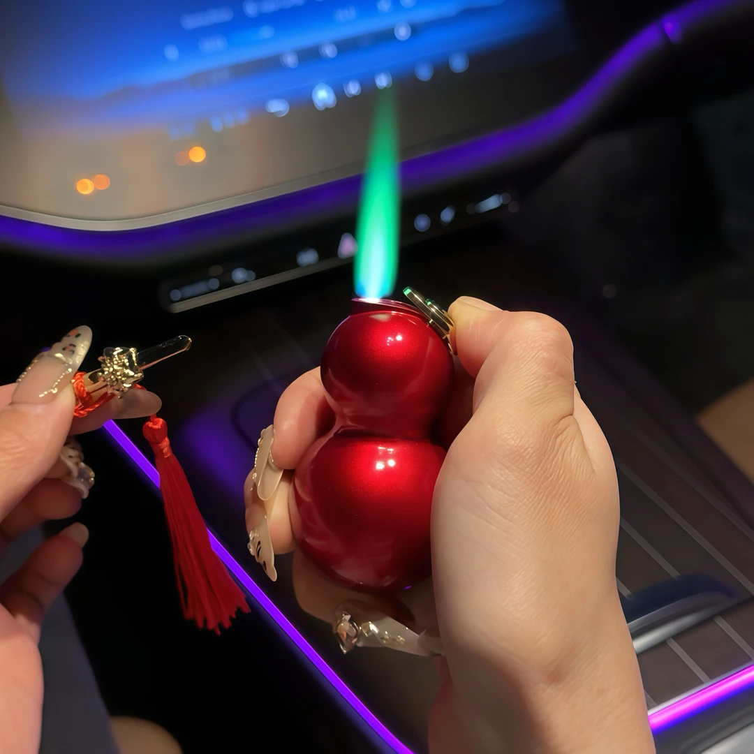 2025新款高颜值好寓意封神葫芦防风打火机精致摆件送朋友礼物高档