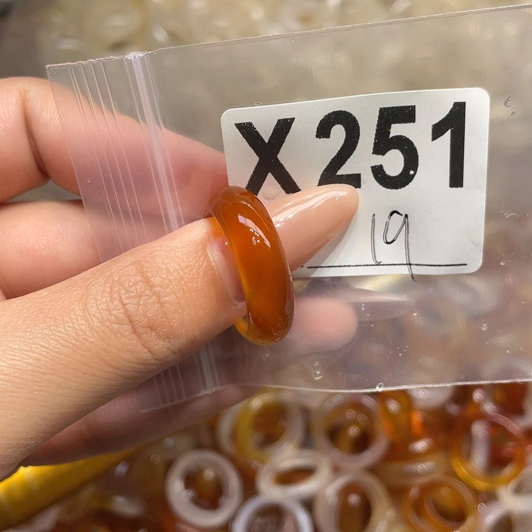 玛瑙/玉髓未镶嵌戒指251