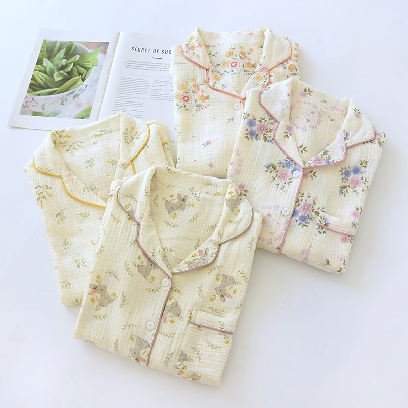 (爆款精选100-110）商场同款女士纯棉家居服睡衣套装  博