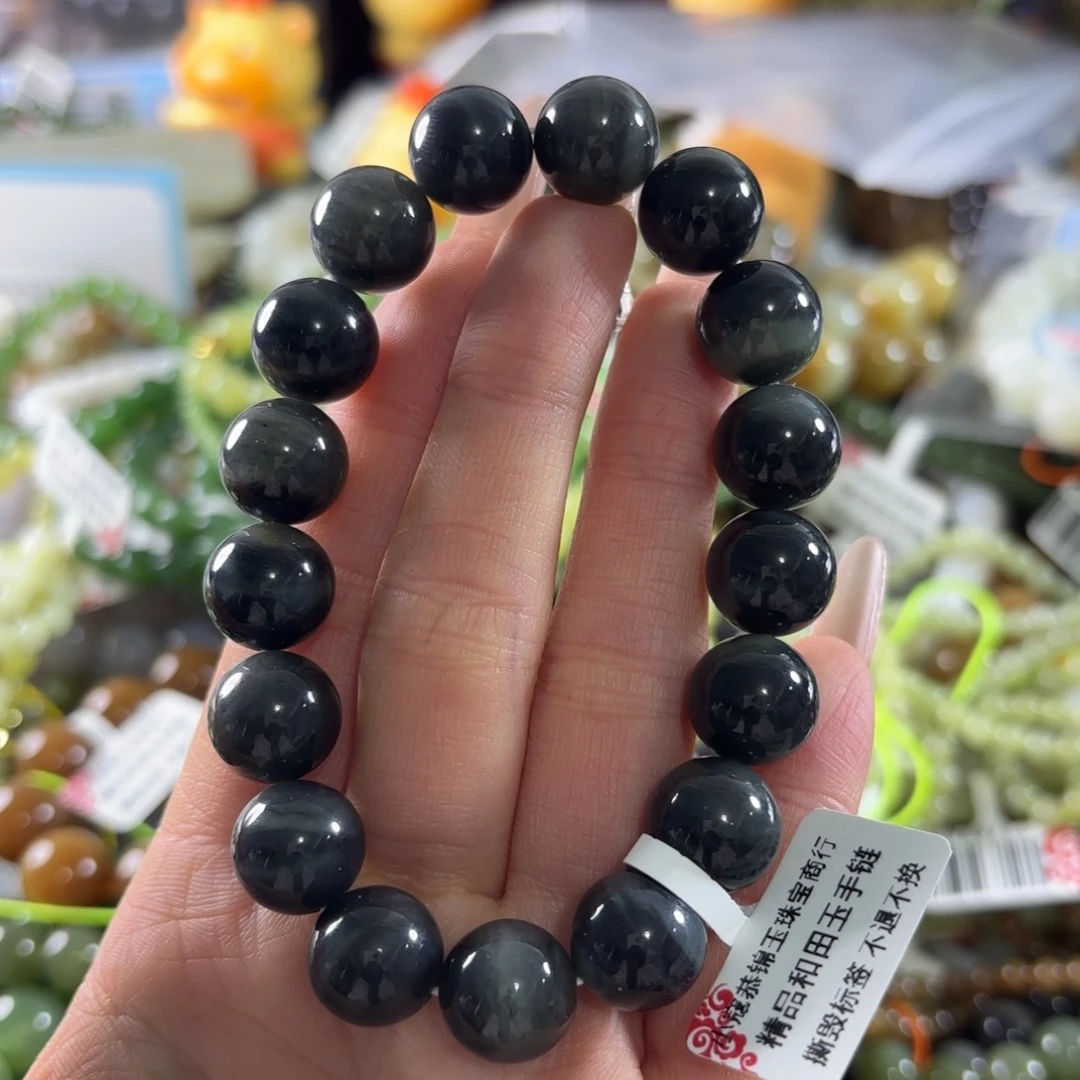 和田玉未镶嵌手串370