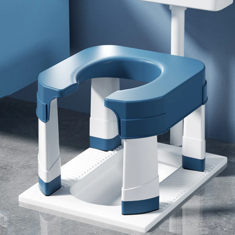 孕妇蹲便器蹲厕改坐厕可折叠坐便椅老人家用卫生间坐便凳马桶架子